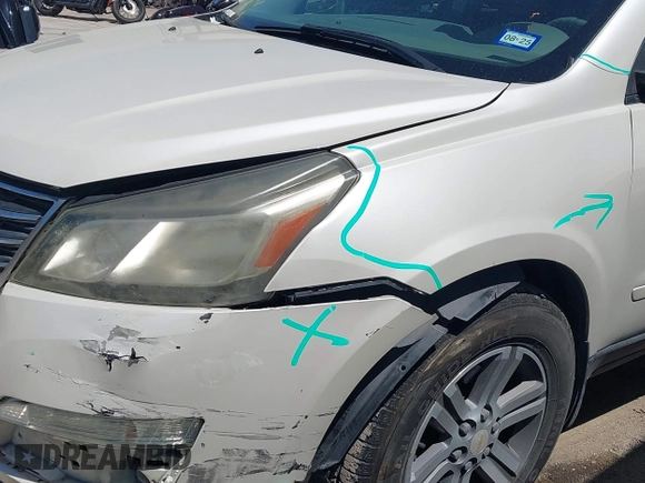 2015 Chevrolet Traverse LT с VIN 1GNKRGKD8FJ100378, выставлен на аукционе IAAI как лот 42074140 с пробегом 141 102 миль миль и . История ставок и продаж доступна на DreamBid. Изображение 6.
