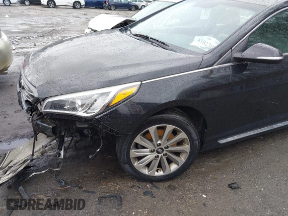 2017 Hyundai Sonata Sport with VIN 5NPE34AF1HH480121, listed as a IAAI auction lot 41823070 with 81,569 mi miles. Bid and sale history available at carsss.com. Image 17.
