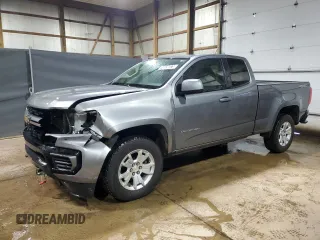 2021 Chevrolet Colorado 4WD LT with VIN 1GCHTCEAXM1170749, listed as a Copart auction lot 49236875 with 115,731 mi miles and Clean Title. Bid and sale history available at carsss.com. Image 1.