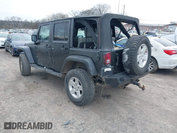 2008 Jeep Wrangler Unlimited X with VIN 1J8GA39148L577903, listed as a IAAI auction lot 41564957 with 95,359 mi miles. Bid and sale history available at carsss.com. Image 3.
