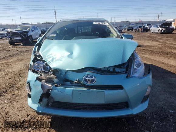 2012 Toyota Prius One with VIN JTDKDTB30C1023430, listed as a Copart auction lot 48027695 with 90,728 mi miles and Salvage Title. Bid and sale history available at DreamBid. Image 5.