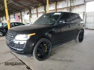 2016 Land Rover Range Rover Supercharged z VIN SALGS2EF6GA262345, wystawiony jako Copart lot #48425745 z przebiegiem 42 385 mil mil oraz Szkoda całkowita • Salvage title. Historia ofert i sprzedaży dostępna na DreamBid. Obrazek 1.