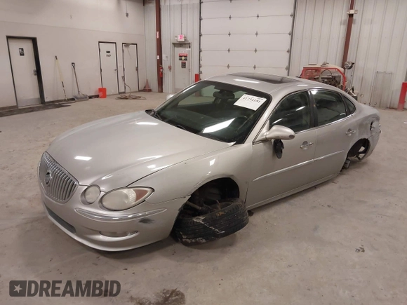 2008 Buick LaCrosse CXL with VIN 2G4WD582181278869, listed as a IAAI auction lot 41734181 with 152,518 mi miles. Bid and sale history available at carsss.com. Image 2.