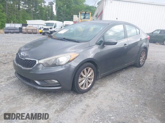 2014 Kia Forte EX with VIN KNAFX4A82E5086095, listed as a IAAI auction lot 42118745 with 151,040 mi miles. Bid and sale history available at carsss.com. Image 2.