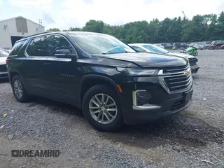 2023 Chevrolet Traverse LT with VIN 1GNEVHKW1PJ153117, listed as a IAAI auction lot 42722031 with 36,878 mi miles and . Bid and sale history available at DreamBid. Image 1.
