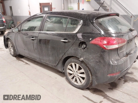 2015 Kia Forte 5-Door EX with VIN KNAFX5A83F5372237, listed as a IAAI auction lot 41414128 with 178,767 mi miles. Bid and sale history available at carsss.com. Image 3.
