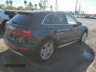 2018 Audi Q5 Premium Plus with VIN WA1BNAFY2J2022594, listed as a Copart auction lot 45540875 with 79,808 mi miles and Salvage Title. Bid and sale history available at carsss.com. Image 3.