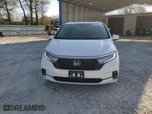 2024 Honda Odyssey EX-L with VIN 5FNRL6H68RB005052, listed as a Copart auction lot 53072325 with 34,758 mi miles and Salvage Title. Bid and sale history available at DreamBid. Image 12.