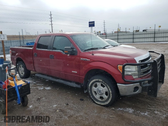 2013 Ford F-150 XL with VIN 1FTFW1ET0DKF48446, listed as a Copart auction lot 44866285 with 187,080 mi miles and Clean Title. Bid and sale history available at DreamBid. Image 4.