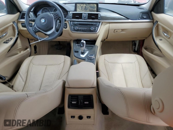 2014 BMW 3 Series 328i xDrive with VIN WBA3B3C59EJ977670, listed as a Copart auction lot 55281475 with 128,937 mi miles and Salvage Title. Bid and sale history available at carsss.com. Image 8.
