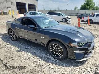 2019 Ford Mustang GT with VIN 1FA6P8CF0K5185215, listed as a Copart auction lot 61682205 with 36,356 mi miles and Salvage title. Bid and sale history available at DreamBid. Image 4.