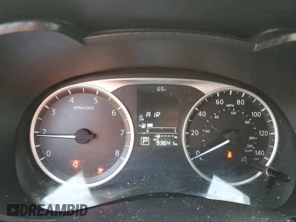 2020 Nissan Versa S z VIN 3N1CN8DV5LL886846, wystawiony jako Copart lot #54183275 z przebiegiem 93 641 mil mil oraz Szkoda całkowita • Salvage title. Historia ofert i sprzedaży dostępna na DreamBid. Obrazek 9.