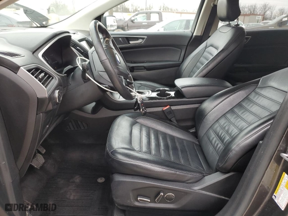 2015 Ford Edge SEL with VIN 2FMTK4J84FBC10347, listed as a Copart auction lot 47447225 with 110,011 mi miles and Salvage Title. Bid and sale history available at carsss.com. Image 7.