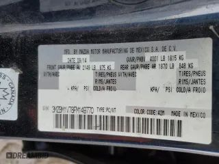 2015 Mazda Mazda3 i Touring with VIN 3MZBM1V78FM149770, listed as a Copart auction lot 50290015 with 184,140 mi miles and Salvage Title. Bid and sale history available at carsss.com. Image 12.