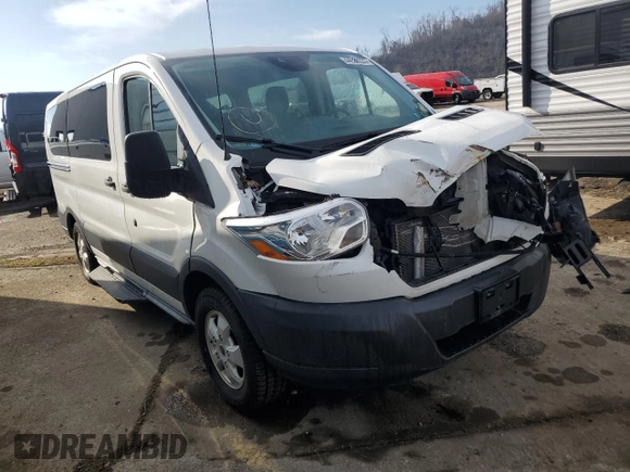 2017 Ford Transit XL with VIN 1FMZK1YM5HKA90465, listed as a Copart auction lot 44538235 with 26,532 mi miles and Salvage title. Bid and sale history available at DreamBid. Image 4.