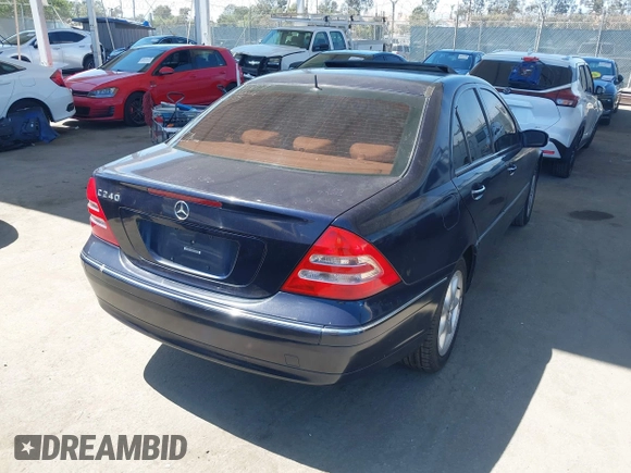 2003 Mercedes-Benz C 240 with VIN WDBRF61J73E011907, listed as a IAAI auction lot 42497482 with 114,533 mi miles and . Bid and sale history available at DreamBid. Image 4.
