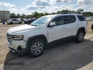 2020 GMC Acadia SLT z VIN 1GKKNMLS8LZ230923, wystawiony jako Copart lot #56700125 z przebiegiem 65 851 mil mil oraz Szkoda całkowita • Salvage title. Historia ofert i sprzedaży dostępna na DreamBid. Obrazek 1.