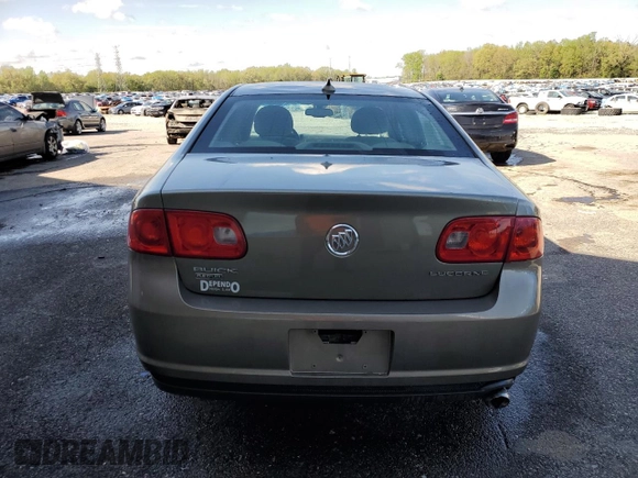 2011 Buick Lucerne CX with VIN 1G4HA5EM0BU100888, listed as a Copart auction lot 52037855 with 75,543 mi miles and Salvage Title. Bid and sale history available at DreamBid. Image 6.