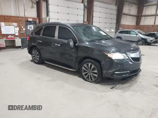 2016 Acura MDX w/Tech with VIN 5FRYD4H40GB017297, listed as a IAAI auction lot 41899975 with 95,757 mi miles. Bid and sale history available at carsss.com. Image 1.