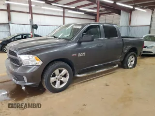2015 Ram 1500 Express with VIN 1C6RR6KTXFS536126, listed as a Copart auction lot 53805775 with 106,657 mi miles and Salvage title. Bid and sale history available at DreamBid. Image 1.