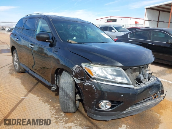 2016 Nissan Pathfinder S with VIN 5N1AR2MN5GC615756, listed as a IAAI auction lot 41807583 with 189,289 mi miles and . Bid and sale history available at DreamBid. Image 1.