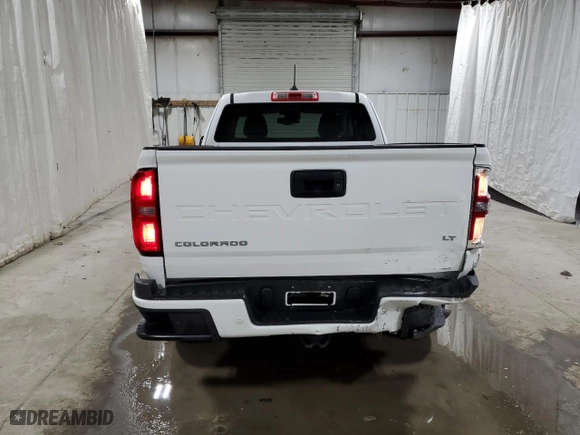 2022 Chevrolet Colorado 2WD LT with VIN 1GCHSCEA1N1127776, listed as a Copart auction lot 53339805 with 91,212 mi miles and Clean Title. Bid and sale history available at carsss.com. Image 6.