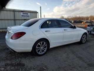 2017 Mercedes-Benz C 300 with VIN WDDWF4KB4HR245864, listed as a Copart auction lot 88563675 with 120,988 mi miles and Salvage Title. Bid and sale history available at carsss.com. Image 3.