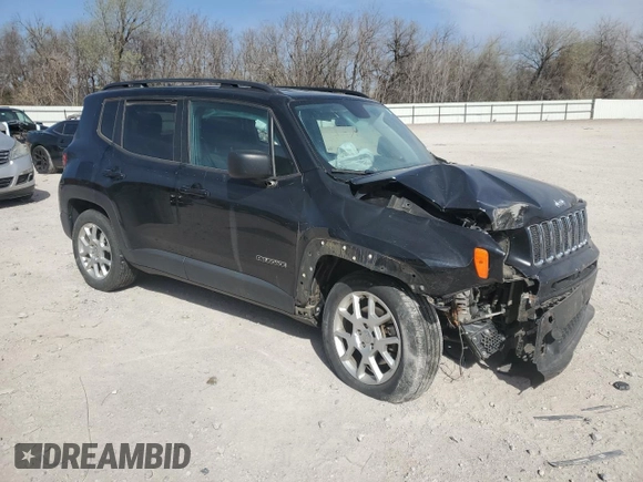 2020 Jeep Renegade Sport with VIN ZACNJAAB7LPL64940, listed as a Copart auction lot 49983135 with 96,186 mi miles and Salvage Title. Bid and sale history available at carsss.com. Image 4.