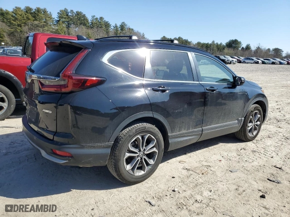 2021 Honda CR-V EX with VIN 2HKRW2H51MH633553, listed as a Copart auction lot 49171505 with 64,648 mi miles and Salvage Title. Bid and sale history available at carsss.com. Image 3.