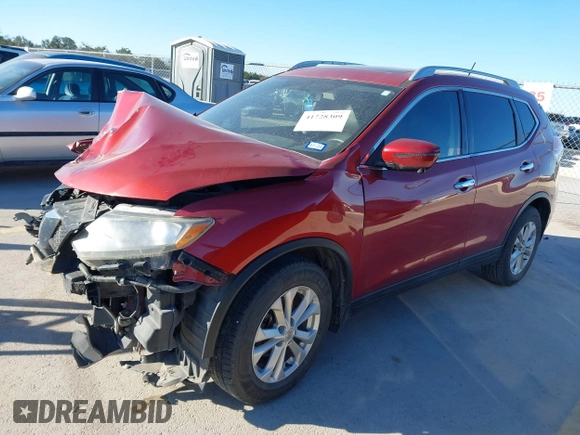 2016 Nissan Rogue SL with VIN 5N1AT2MT6GC884378, listed as a IAAI auction lot 41728309 with 130,258 mi miles. Bid and sale history available at carsss.com. Image 17.