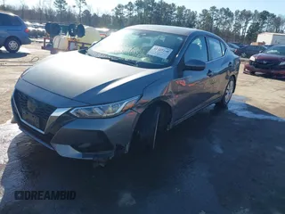 2022 Nissan Sentra S with VIN 3N1AB8BV7NY231435, listed as a IAAI auction lot 41527240 with 52,690 mi miles. Bid and sale history available at carsss.com. Image 2.