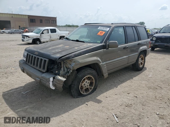 1996 Jeep Grand Cherokee Limited with VIN 1J4GZ78S3TC395758, listed as a Copart auction lot 60326205 with Not provided miles and Salvage title. Bid and sale history available at DreamBid. Image 1.