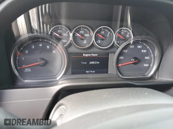2022 Chevrolet Silverado 3500HD LTZ with VIN 1GC4YUE77NF104951, listed as a Copart auction lot 85613244 with 96,119 mi miles and Salvage Title. Bid and sale history available at DreamBid. Image 9.