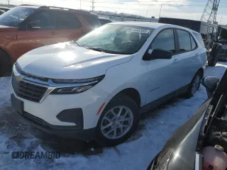 2023 Chevrolet Equinox LS with VIN 3GNAX5EG3PL257838, listed as a Copart auction lot 45462685 with 39,233 mi miles and Salvage title. Bid and sale history available at DreamBid. Image 1.