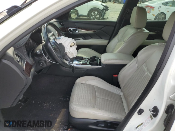 2015 Infiniti Q70 z VIN JN1BY1AP2FM541199, wystawiony jako Copart lot #57453875 z przebiegiem 163 666 mil mil oraz Szkoda całkowita • Salvage title. Historia ofert i sprzedaży dostępna na DreamBid. Obrazek 7.