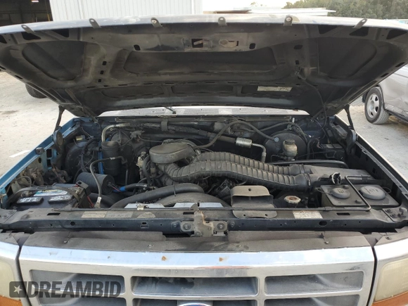 1993 Ford F-150 with VIN 1FTEX15N1PKA67197, listed as a Copart auction lot 82417944 with 0 mi miles and Salvage Title. Bid and sale history available at carsss.com. Image 11.