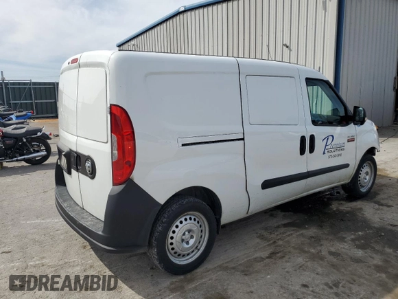 2019 Ram ProMaster City Cargo Tradesman with VIN ZFBHRFAB3K6M96572, listed as a Copart auction lot 48829804 with 108,237 mi miles and . Bid and sale history available at DreamBid. Image 3.