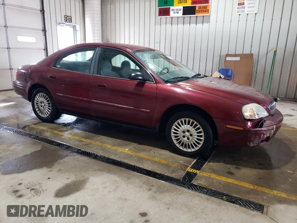 2004 Mercury Sable GS z VIN 1MEFM50U74A624472, wystawiony jako Copart lot #49885305 z przebiegiem 115 247 mil mil oraz Szkoda całkowita • Salvage title. Historia ofert i sprzedaży dostępna na DreamBid. Obrazek 4.