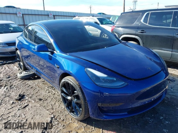 2023 Tesla Model 3 Long Range with VIN 5YJ3E1EB0PF688172, listed as a IAAI auction lot 41411580 with 21,125 mi miles and . Bid and sale history available at DreamBid. Image 1.