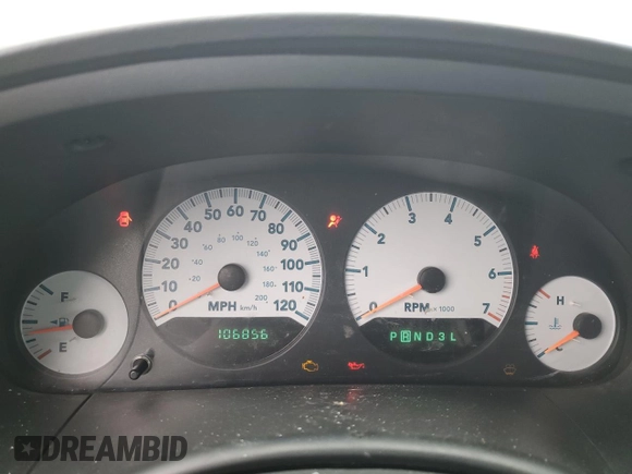 2006 Dodge Grand Caravan SE with VIN 1D4GP24RX6B579139, listed as a Copart auction lot 45030855 with 106,856 mi miles and Salvage Title. Bid and sale history available at DreamBid. Image 9.