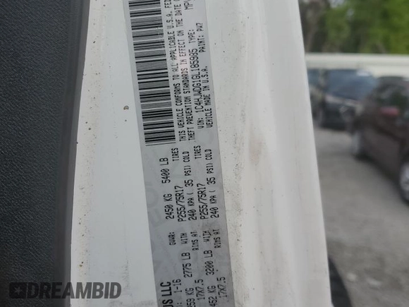 2016 Jeep Wrangler Unlimited Sport with VIN 1C4HJWDG1GL185985, listed as a Copart auction lot 49997255 with 144,549 mi miles and Salvage title. Bid and sale history available at DreamBid. Image 12.
