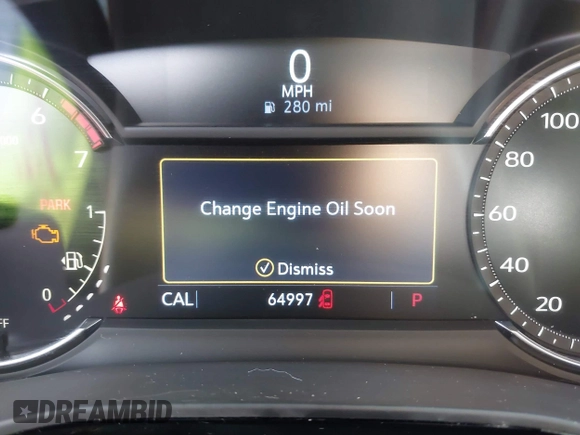 2021 Cadillac XT5 FWD Luxury with VIN 1GYKNAR45MZ125383, listed as a IAAI auction lot 41685947 with 64,997 mi miles. Bid and sale history available at carsss.com. Image 16.
