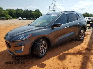2020 Ford Escape Titanium Hybrid with VIN 1FMCU0DZ3LUC29663, listed as a Copart auction lot 59543145 with 65,918 mi miles and Salvage title. Bid and sale history available at DreamBid. Image 1.