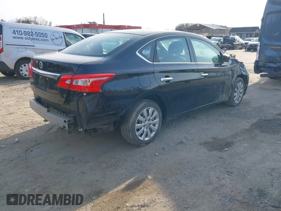 2019 Nissan Sentra SV with VIN 3N1AB7AP5KY349220, listed as a IAAI auction lot 41762205 with 69,424 mi miles. Bid and sale history available at carsss.com. Image 4.