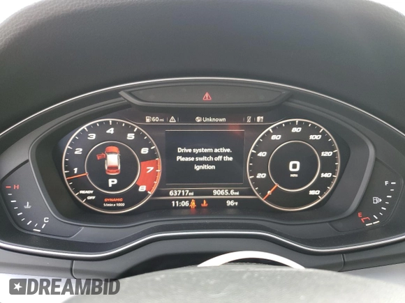 2018 Audi SQ5 Premium Plus with VIN WA1A4AFY9J2213637, listed as a Copart auction lot 66158564 with 63,717 mi miles and Salvage Title. Bid and sale history available at DreamBid. Image 9.
