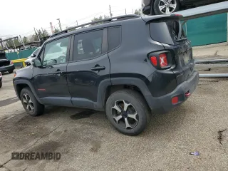 2020 Jeep Renegade Trailhawk z VIN ZACNJBC16LPM03446, wystawiony jako Copart lot #51258785 z przebiegiem 27 683 mil mil oraz Szkoda całkowita • Salvage title. Historia ofert i sprzedaży dostępna na DreamBid. Obrazek 2.