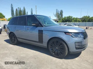 2020 Land Rover Range Rover P525 HSE with VIN SALGS2SE2LA414448, listed as a Copart auction lot 56851715 with 40,748 mi miles and Salvage title. Bid and sale history available at DreamBid. Image 4.