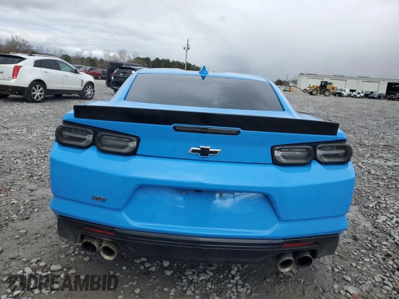 2022 Chevrolet Camaro LT1 with VIN 1G1FF1R78N0126475, listed as a Copart auction lot 87551545 with 25,430 mi miles and Salvage Title. Bid and sale history available at carsss.com. Image 6.