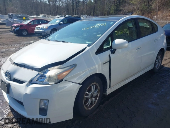2010 Toyota Prius II with VIN JTDKN3DU3A0126928, listed as a IAAI auction lot 41620581 with 1 mi miles. Bid and sale history available at carsss.com. Image 2.