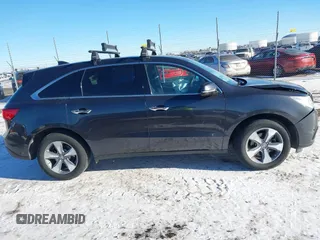 2016 Acura MDX with VIN 5FRYD4H27GB043605, listed as a IAAI auction lot 41402737 with 129,259 mi miles. Bid and sale history available at carsss.com. Image 13.